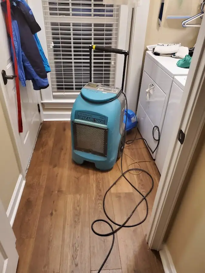 Commercial dehumidifier deployed for Flood Damage Cleanup in Murrells Inlet
